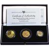 Image 1 : D-Day Collection - Three Gold Types, this trio of Proof D-Day Collection - Three Gold Types, 