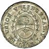 Image 1 : Rio de la Plata. 1/2 Real 1813J-PTS, KM1.1, MS62 NGC, s Rio de la Plata. 1/2 Real 1813J-PTS, 