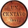Image 1 : Republic Copper Pattern Centavo 1892 Pair, KM-Pn31, Pro Republic Copper Pattern Centavo 1892 Pair, 