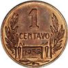 Image 1 : Republic Copper Pattern Tandem, KM-Pn43 Centavo 1935, M Republic Copper Pattern Tandem, 