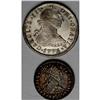 Carlos III Pair of Silver Types, KM52a Real 1788-PR, ch Carlos III Pair of Silver Types, 