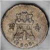 Image 1 : Carlos IIII 1/4 Real 1808, KM82, lightly toned UNC, an Carlos IIII 1/4 Real 1808, 
