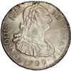 Image 1 : Carlos IIII 4 Reales 1799-PP, KM72, AU-UNC with very bo Carlos IIII 4 Reales 1799-PP, 