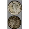 Image 1 : Republic 1/2 Sol - Choice Pair, KM118.3 1859-FJ, scarc Republic 1/2 Sol - Choice Pair, 
