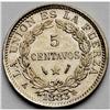 Image 2 : Republic 5 Centavos 1883A, KM169.1, Proof, appears to b Republic 5 Centavos 1883A, 