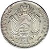 Image 1 : Republic Piefort Pattern 1/10 Boliviano 1865/4-FP, KM-P Republic Piefort Pattern 1/10 Boliviano 1865