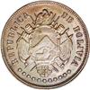 Image 1 : Republic Bronze Pattern Boliviano 1870-ER, KM-Pn38, AU- Republic Bronze Pattern Boliviano 1870-ER, 