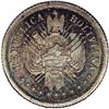 Image 1 : Republic Silver Pattern 5 Centavos 1868, KM-Pn15, Proof Republic Silver Pattern 5 Centavos 1868, 