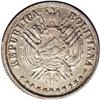 Image 1 : Republic Silver Pattern 10 Centavos 1868, KM-Pn17, MS63 Republic Silver Pattern 10 Centavos 1868, 
