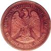 Image 2 : Republic Copper Pattern Boliviano 1868-E, KM-Pn33, reed Republic Copper Pattern Boliviano 1868-E, 