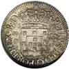 Image 1 : Pedro II 80 Reis 1696, KM78, MS63 NGC, deeply toned and Pedro II 80 Reis 1696, 
