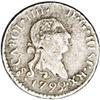 Image 1 : Carlos IIII 1/4 Real 1792-So, KM46, bust of Carlos III, Carlos IIII 1/4 Real 1792-So, 