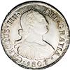 Image 1 : Carlos IIII 2 Reales 1807FJ-So, KM59, MS61 NGC, a compl Carlos IIII 2 Reales 1807FJ-So, 