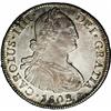 Image 1 : Carlos IIII 8 Reales 1803/2-So FJ/JJ, KM51, AU58 NGC, Carlos IIII 8 Reales 1803/2-So FJ/JJ, 