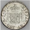 Image 2 : Ferdinand VII 1/2 Real 1817FJ-So, KM64, lustrous AU-UNC Ferdinand VII 1/2 Real 1817FJ-So, 