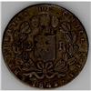 Image 1 : Republic 2 Reales - Three Dates, KM100.2, 1845-IJ, tone Republic 2 Reales - Three Dates, 