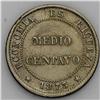 Image 4 : Republic Medio (1/2) Centavo - Three Dates, KM148, 1871 Republic Medio (1/2) Centavo - Three Dates, 