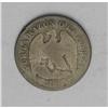 Image 1 : Republic Decimo 1891, KM136.3, worn AG-Good, but a very Republic Decimo 1891, 