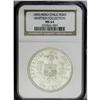 Image 3 : Republic Peso 1890, 9/8 Overdate, KM142.1, MS64 NGC, a Republic Peso 1890, 9/8 Overdate, 