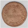 Image 1 : Royalist Provisional Coinage 2 Reales 1813 Popayan, KM- Royalist Provisional Coinage 2 Reales 1813 P