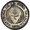 Nueva Granada Real 1838-RS Bogota, KM91.1, MS66 NGC, li Nueva Granada Real 1838-RS Bogota, 