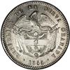 Nueva Granada Peso 1855 Bogota, KM118, lustrous XF+, li Nueva Granada Peso 1855 Bogota, 