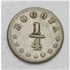 Image 4 : Republic 1/4 Decimo - Two Dates, KM143.1a, 1870 Bogota, Republic 1/4 Decimo - Two Dates, 