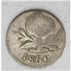Republic 1/4 Decimo 1866 Popayan, KM143.2, nice toned V Republic 1/4 Decimo 1866 Popayan, 