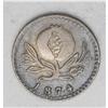 Republic 1/4 Decimo 1874 Medellin, KM143.3, toned XF, s Republic 1/4 Decimo 1874 Medellin, 