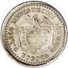 Image 2 : Republic 1/2 Decimo 1868 Bogota, KM150.1, MS62 NGC, lus Republic 1/2 Decimo 1868 Bogota, 