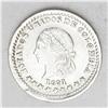 Republic 1/2 Decimo 1871 Medellin, KM150.2a, bold XF-AU Republic 1/2 Decimo 1871 Medellin, 