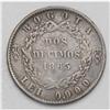 Image 2 : Republic 2 Decimos - Two Types, KM149, 1865 Bogota, ton Republic 2 Decimos - Two Types, 