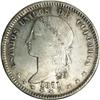 Republic Peso 1871 Bogota, KM154.1, XF45 NGC, lightly t Republic Peso 1871 Bogota, 