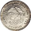 Image 2 : Republic 5 Decimos 1873 Medellin, KM153.3, AU55 NGC, la Republic 5 Decimos 1873 Medellin, 