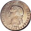 Image 1 : Republic 5 Decimos 1881 Medellin, KM161.3, "square" Lib Republic 5 Decimos 1881 Medellin, 