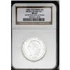 Image 3 : Republic 5 Decimos 1885 Medellin, KM161.1, MS63 NGC, a Republic 5 Decimos 1885 Medellin, 