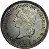 Republic 5 Decimos 1869 Bogota, KM153.1, MS64 NGC, love Republic 5 Decimos 1869 Bogota, 