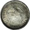 Image 2 : Republic 5 Decimos 1870 Bogota, KM153.1, AU58 NGC, ligh Republic 5 Decimos 1870 Bogota, 
