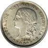 Republic 50 Centavos 1874 Bogota, KM177.1, AU58 NGC, ve Republic 50 Centavos 1874 Bogota, 
