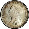 Republic 50 Centavos 1881 Bogota, KM177.1, MS62 NGC, a Republic 50 Centavos 1881 Bogota, 