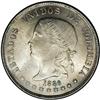 Republic 50 Centavos 1886 Bogota, KM177a.1, MS65 NGC, a Republic 50 Centavos 1886 Bogota, 