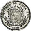 Image 1 : Republic 5 Centavos 1886/5-GW, KM125, MS64 NGC, razor s Republic 5 Centavos 1886/5-GW, 