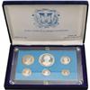 Image 1 : Republic 1981 Silver Proof Set, KM-PS15, the six patter Republic 1981 Silver Proof Set, 
