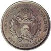 Image 2 : Republic Copper Pattern 10 Pesos 1892-CAM, KM-Pn28, MS6 Republic Copper Pattern 10 Pesos 1892-CAM, 