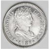 Image 1 : Ferdinand VII Real 1821NG-M, KM66, nice AU-UNC, unusual Ferdinand VII Real 1821NG-M, 