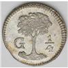 Image 1 : Central American Republic 1/4 Real 1844G, KM1, superb t Central American Republic 1/4 Real 1844G, 