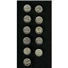 Image 1 : Republic 1/4 Real Type and Date Selection, eleven coins Republic 1/4 Real Type and Date Selection, 