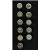 Image 2 : Republic 1/4 Real Type and Date Selection, eleven coins Republic 1/4 Real Type and Date Selection, 