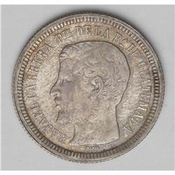 Republic 2 Reales - Nice Early Pair, KM139, 1862R, tone Republic 2 Reales - Nice Early Pair, 