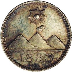 Republic Pattern Silver Proof Set 1893, this extremely Republic Pattern Silver Proof Set 1893, 